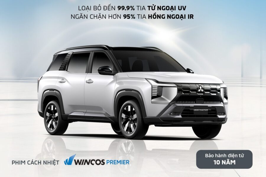 Phim cách nhiệt Wincos Premier cho xe Mitsubishi