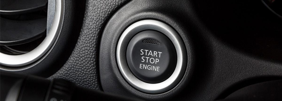 Nút bấm khởi động và phím chức năng trên Mitsubishi Attrage